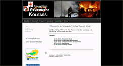 Desktop Screenshot of feuerwehr-kolsass.at